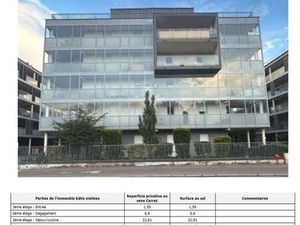 T3 3ieme étage  2 chambres et séjour cuisine et terrasse de 17m2 + 1 grand garage 13 m2 (e