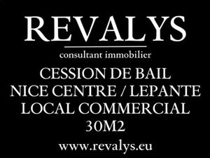 Vente commerce 30 m² Nice (06000)