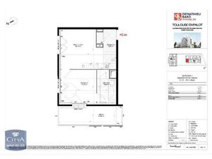 Location Appartement 2 pièces 38m² TOULOUSE 31400