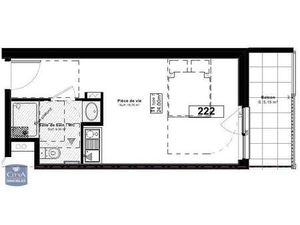 Location Appartement 1 pièce 24m² STRASBOURG 67100