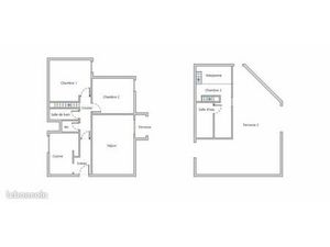 Duplex avec terrasse de 46m2 vue mer