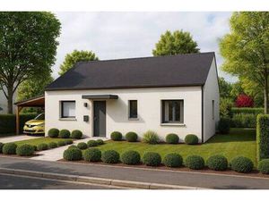 Terrain avec maison neuve à vendre