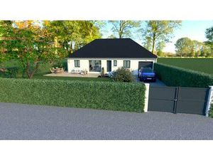Terrain avec maison neuve à vendre