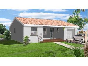 Terrain avec maison neuve à vendre