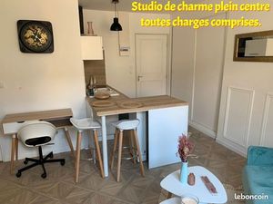 Studio neuf HYPER CENTRE ttes charges comprises