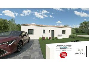 Terrain avec maison neuve à vendre