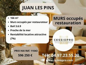 Murs commerciaux  restauration 166 m² Juan les Pins