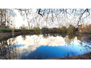 Terrain de 4 445 00 m² avec étang à MEZIERES SUR OISE (02)