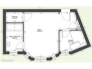 Studio T1 30m2 PEREIRE PARIS 75017