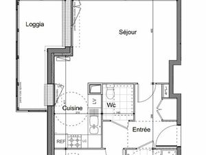 Appartement T3 de 67 66m2 avec Loggia