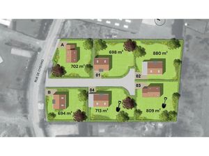 Vente terrain 880 m² à Camphin-en-Pévèle (59780)  237 600 €