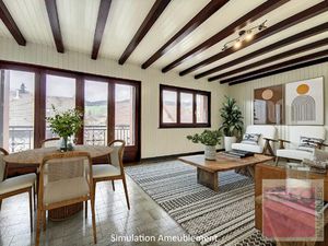 Lumineux appartement de type 3  avec balcon  terrasse  cave et 2