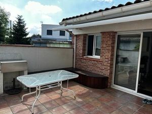 Colomiers- loue appartement duplex avec jardinet et terrasse- climatisé