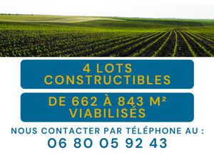 Terrains plats à bâtir viabilisés à Lons aux portes de Pau