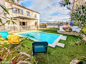 Location maison t5 meublee avec piscine 6 mois mars a aout 2026