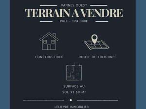 Vente Terrain à Vannes (56000) : à vendre / 120m² Vannes