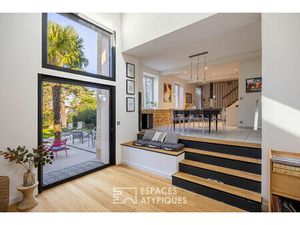 Ancienne ferme rénovée avec extension contemporaine