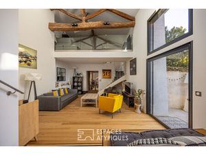 Ancienne ferme rénovée avec extension contemporaine