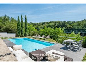 Maison du 19ème avec extension contemporaine