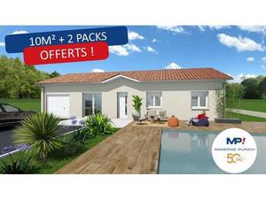 Terrain avec maison neuve à vendre