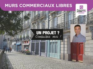 Houdan centre- Murs commerciaux 90 m² possibilité passage en habitation