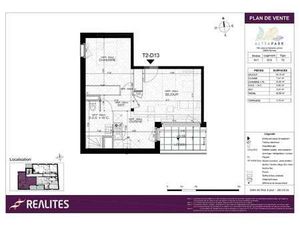 Location Appartement 2 pièces à Rennes (35000) : à louer 2 pièces / 44m² Rennes