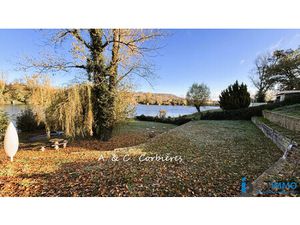 Maison d'architecte au bord du Tarn à Terssac – Vue rivièr
