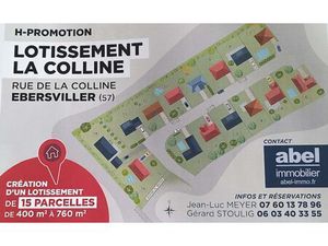 en vente Terrain constructible 0 ares – 80 000 € |Ébersviller