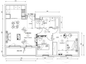 Vente appartement 3 pièces 60.57 m² à Villeneuve-le-Roi (94290)  175 000 €