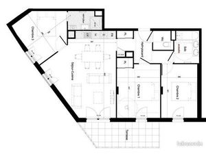 Appartement 4 pièces 79 m²