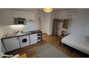 Studio meublé plein sud avec balcon av Jean Chaubet