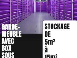 Box self-stockage garde-meuble garage