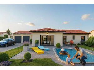 Terrain avec maison neuve à vendre