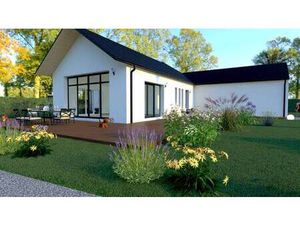 Terrain avec maison neuve à vendre