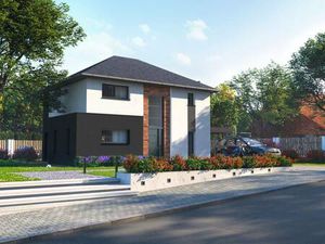 Terrain avec maison neuve à vendre