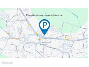 À LOUER – Place de parking ouverte en sous-sol sécurisé – Centre-ville de Vulbens