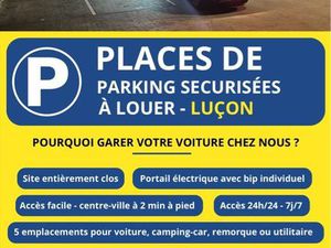 Parking centre ville luçon
