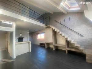 A louer Loft Roubaix T2 86 m² + terrasse 15 m²