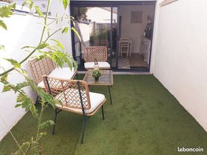 Maison T2 meuble avec cour