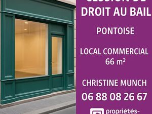 Vente locaux professionnels 66 m² à Pontoise (95000)  51 000 €
