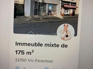 Vente immeuble 2 pièces 175 m² à Auch (32000)  128 000 €