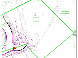 Terrain à vendre - 1148 m2 - Cagnes Sur Mer - 06 - PROVENCE-ALPES-COTE-D-AZUR