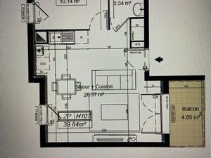 Appartement neuf 2 pièces