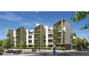 Bel appartement T2 de 43 m2 (R+1) + terrasse de 17 m2 + PARKING
