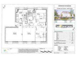 Location Appartement 3 pièces à Caen (14000) : à louer 3 pièces / 75m² Caen