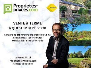 Vente Maison Viager à Questembert (56230) : à vendre Viager / 215m² Questembert