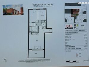Loue appartement T3 Saint Jory