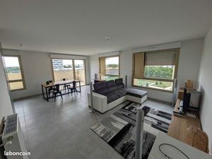 1 Chambre dans T4 Neuf 90 m² Meublé – Vue Garonne – Terrasse – Parkings