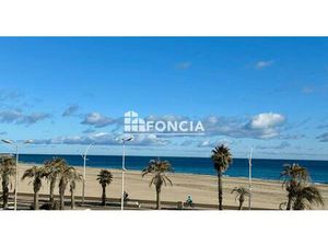 Studio rénové – Face à la mer – Entre la place Méditerranée et Canet Sud