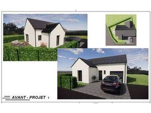 Terrain avec maison neuve à vendre